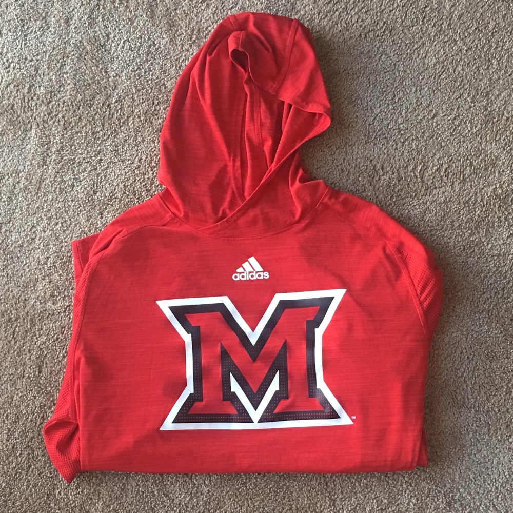 Vintage Miami University Adidas Hoodie